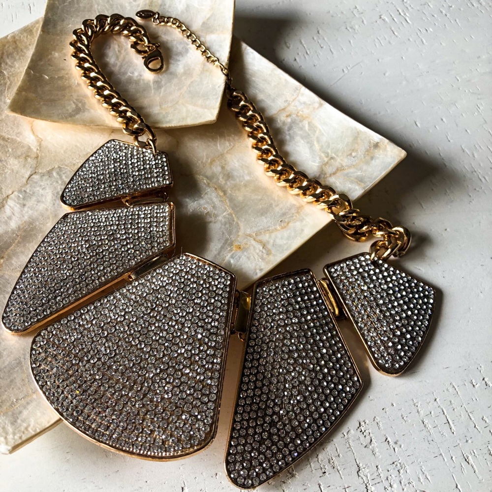 Crystal Statement Necklace - image 3